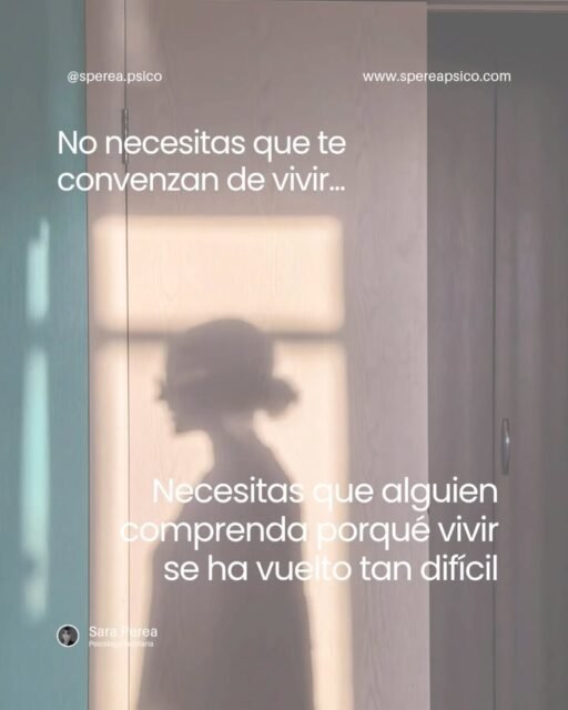 Vivimos en una sociedad que intenta responder demasiado rápido.
"Todo irá bien."
"Tienes que ser fuerte."
"Piensa en las cosas buenas."
Pero cuando una persona ha llegado al punto de no querer seguir viviendo, normalmente no necesita respuestas. Necesita sentirse comprendida.
Porque, muchas veces, el deseo de morir no nace del rechazo a la vida, sino del agotamiento de sostener un sufrimiento que parece no tener fin.
Como psicóloga, he aprendido que escuchar no significa estar de acuerdo. Significa ofrecer un espacio donde alguien pueda decir en voz alta aquello que lleva demasiado tiempo soportando en silencio.
Y, a veces, eso cambia más cosas que cualquier consejo.
Si conoces a alguien que está pasando por un momento muy difícil, no intentes encontrar las palabras perfectas. Quédate. Escucha. Pregunta. Acompaña.
Porque sentirse comprendido no siempre elimina el dolor, pero puede devolver algo imprescindible: la sensación de que ya no tiene que cargar con él completamente solo.
🤍
#psicologosevilla #psicologasevilla